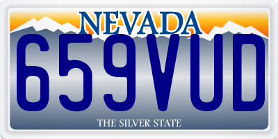 NV license plate 659VUD