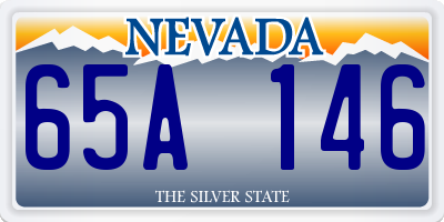 NV license plate 65A146