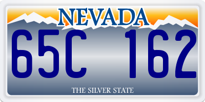 NV license plate 65C162