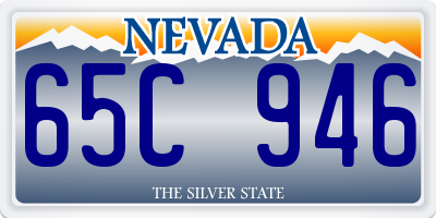 NV license plate 65C946