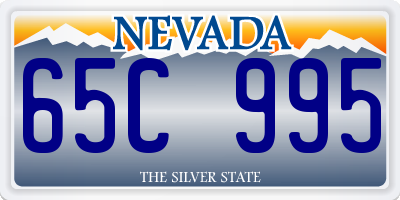 NV license plate 65C995