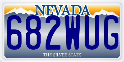 NV license plate 682WUG