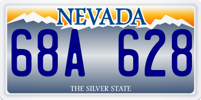 NV license plate 68A628