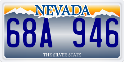 NV license plate 68A946