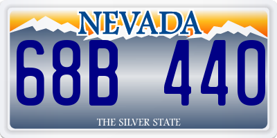 NV license plate 68B440