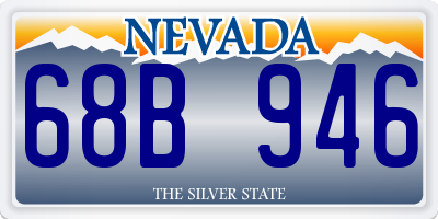 NV license plate 68B946