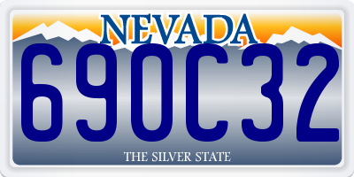 NV license plate 690C32