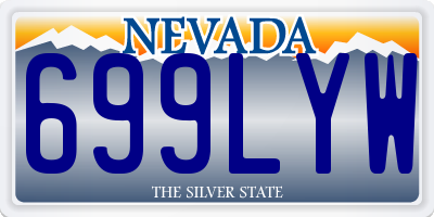 NV license plate 699LYW