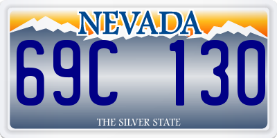 NV license plate 69C130