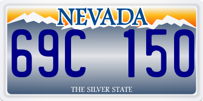 NV license plate 69C150