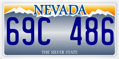 NV license plate 69C486