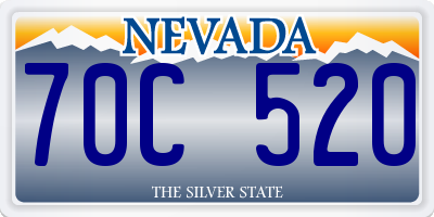 NV license plate 70C520