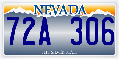 NV license plate 72A306