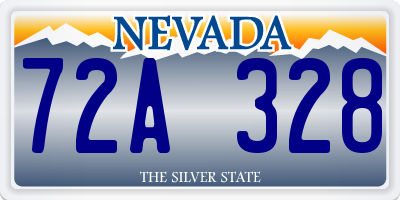 NV license plate 72A328