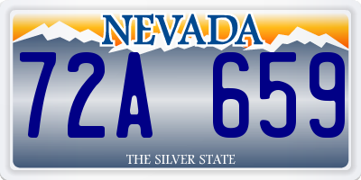 NV license plate 72A659