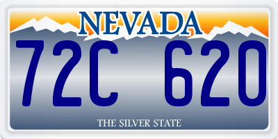 NV license plate 72C620