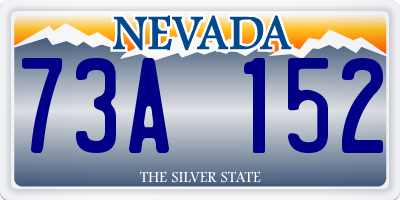 NV license plate 73A152