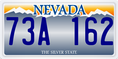 NV license plate 73A162