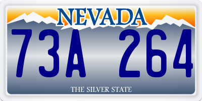 NV license plate 73A264