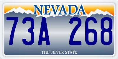 NV license plate 73A268