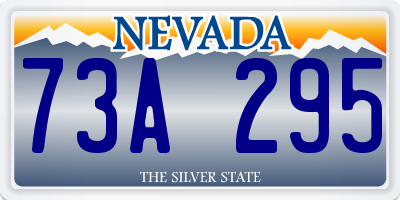 NV license plate 73A295