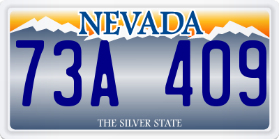 NV license plate 73A409