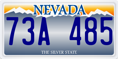 NV license plate 73A485