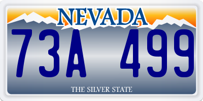 NV license plate 73A499