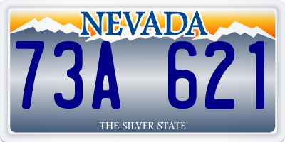 NV license plate 73A621