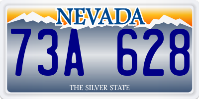 NV license plate 73A628