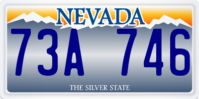 NV license plate 73A746