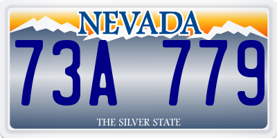 NV license plate 73A779