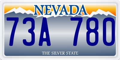 NV license plate 73A780