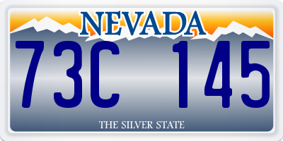 NV license plate 73C145
