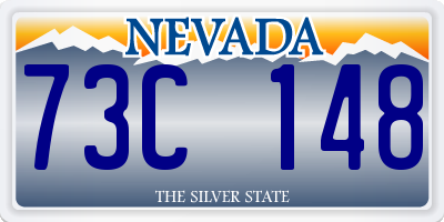 NV license plate 73C148