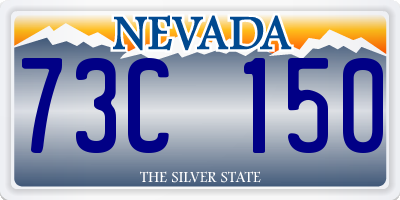 NV license plate 73C150