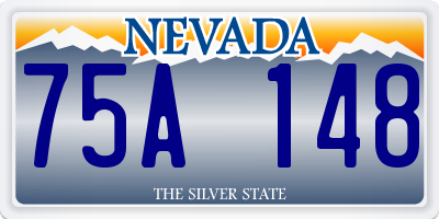 NV license plate 75A148