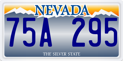 NV license plate 75A295