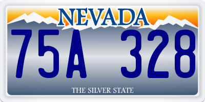 NV license plate 75A328