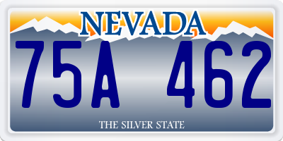 NV license plate 75A462