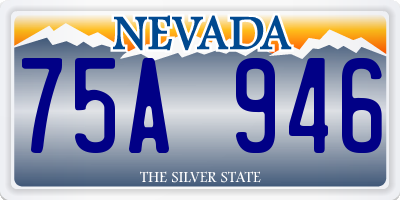 NV license plate 75A946