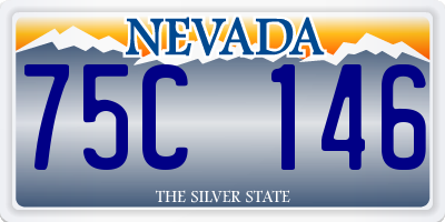 NV license plate 75C146