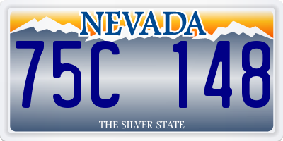 NV license plate 75C148