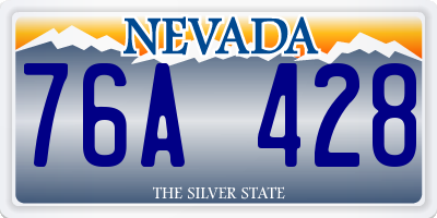 NV license plate 76A428