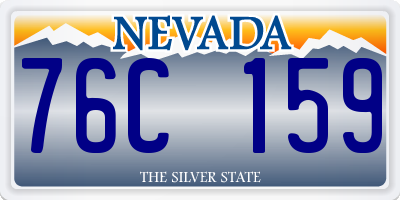 NV license plate 76C159