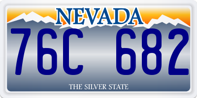 NV license plate 76C682