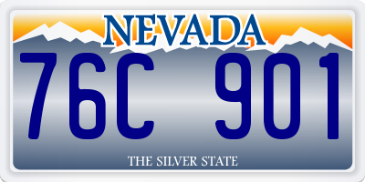 NV license plate 76C901