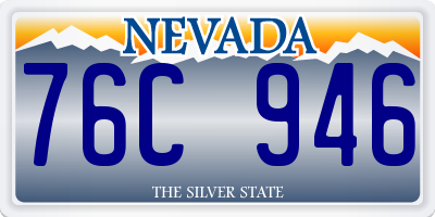 NV license plate 76C946