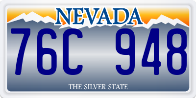 NV license plate 76C948