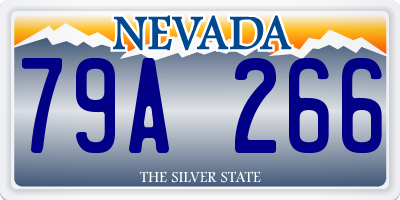 NV license plate 79A266